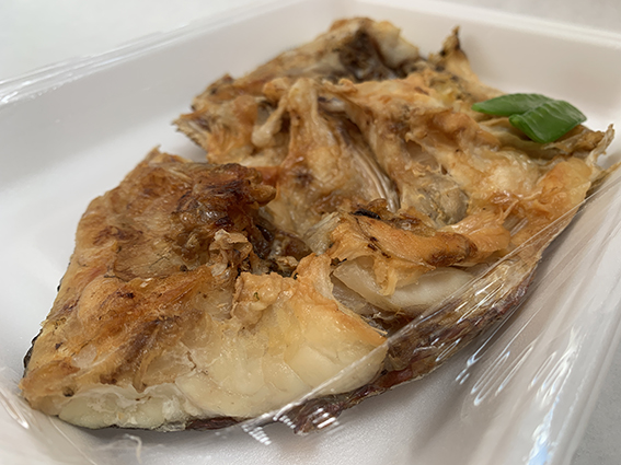 鯛の兜焼き