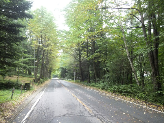 浅秋の峠